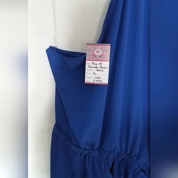 One Shoulder Dress Romper - Picture 6 of 8